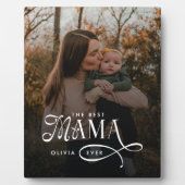 Plaque Photo Modern Best Mama Ever Photo Mothers Day Gifts (Devant)