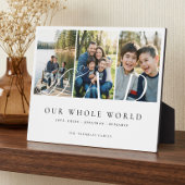 Plaque Photo Modern Dad Photo Collage Fathers Day keepsake Gift