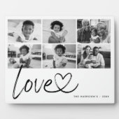Plaque Photo Modern Love 6 Photo Collage (Devant)