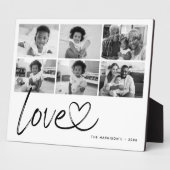 Plaque Photo Modern Love 6 Photo Collage (Côté)