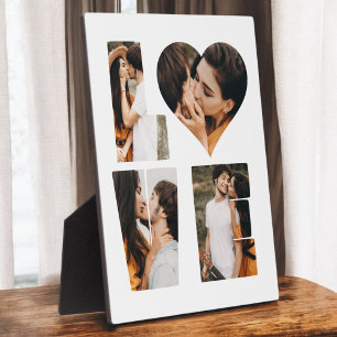 Plaque Photo Modern LOVE Heart Photo Instagram Saint Valentin