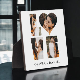 Plaque Photo Modern LOVE Heart Photo Instagram Saint Valentin