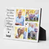 Plaque Photo Modern Marble Photo Collage Memorial Keepsake (Côté)