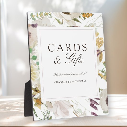 Plaque Photo  Modern Spring Wedding Cards & Gifts