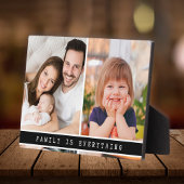 Plaque Photo Moderne 2 Photo Collage Famille Tout Citer