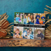Plaque Photo Moderne 6 Photo Collage Famille Tout Citer (Côté)