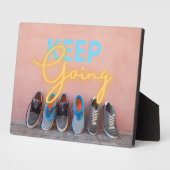 Plaque Photo Moderne Continuez Motivation  (Côté)