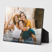 Plaque Photo Moderne Meilleur Amis Pour L'Amitié (Côté)