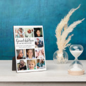 Plaque Photo Moderne | Petits-enfants | Collage de photos (Côté)
