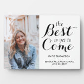 Plaque Photo Moderne Script Calligraphie Graduation Keepsaké Ca (Devant)