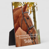 Plaque Photo Moderne Simple Photo Sympathie Souvenir Mémorial (Côté)