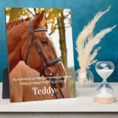 Plaque Photo Moderne Simple Photo Sympathie Souvenir Mémorial (Côté)