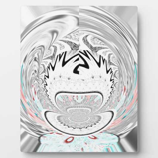 Plaque Photo Moderne Urban Ash Gris Flora Abstrait Motif Art (Devant)