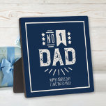 Plaque Photo Moderne Vintage Marine Blue Cream Meilleure Fête d<br><div class="desc">Fêtez papa avec notre carte de Fête des pères coeur! Montrez à votre père ce qu'il veut dire pour vous avec notre plaque de Fête des pères spécialement conçue. Avec les citations "No.1 Dad", cette carte est la façon parfaite d'express de votre appréciation et de votre amour. Rendez cette Fête...</div>