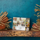 Plaque Photo Moderne We Love You Gigi Family (Côté)