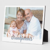 Plaque photo modifiable du grand-parent le plus ai (Côté)