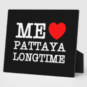 PLAQUE PHOTO MOI AIME PATTAYA LONGTIME (Côté)