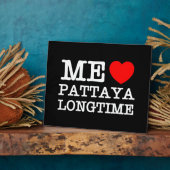 PLAQUE PHOTO MOI AIME PATTAYA LONGTIME (Côté)