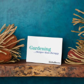 Plaque Photo Moins cher que la thérapie (Côté)