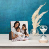 Plaque Photo Mom Established Black White Script Photo (Insitu)