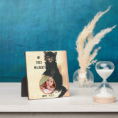 Plaque Photo Mon 1er HALLOWEEN Photo bébé Chat noir (Insitu)