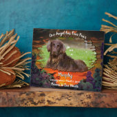 Plaque Photo Mon ange a quatre pattes Sunset 2584 (Côté)