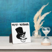 PLAQUE PHOTO "MON EX-MARI" SKULLHEAD (Insitu)