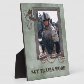 Plaque Photo Mon héros (Côté)