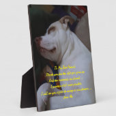 Plaque Photo Mon meilleur ami (Côté)