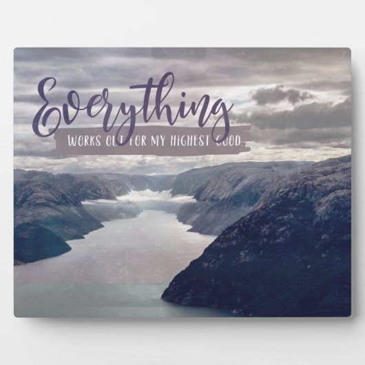 Plaque Photo Mon meilleur bien (Devant)