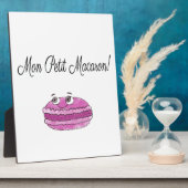 Plaque Photo Mon Petit Macaron (Côté)