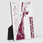 Plaque Photo Mon Vacance Est Votre Pire Cauchemar (Côté)