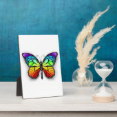 Plaque Photo Monarque papillon arc-en-ciel (Côté)