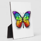 Plaque Photo Monarque papillon arc-en-ciel (Côté)