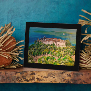 Plaque Photo Monastère de San Miguel Peinture d'Alfred Fox