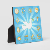 Plaque Photo Monde de la paix (Recto)