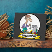 PLAQUE PHOTO MONDE LE PLUS GRAND GARBAGE PICKER CARTOON (Côté)