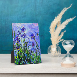 Plaque Photo Monet - Lilacs et Irises