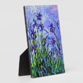 Plaque Photo Monet - Lilacs et Irises (Côté)