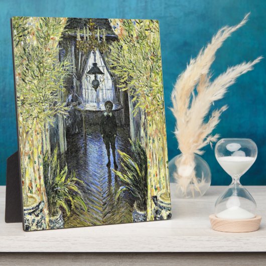 Plaque Photo Monet - Un coin de l'appartement (Côté)