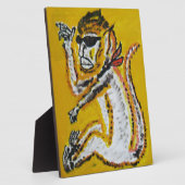 Plaque Photo Monkey Circus Art (Côté)