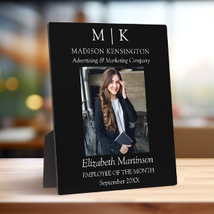 Plaque Photo Monogramme ou ajouter un logo Bureau des primes de