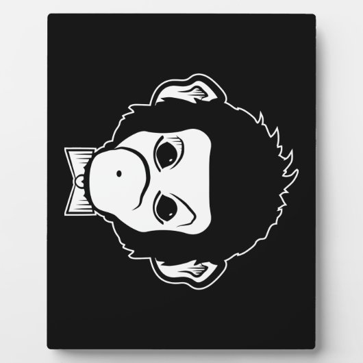 Plaque Photo monsieur monkey (Devant)