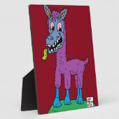 Plaque Photo Monstre en lama (Côté)