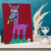 Plaque Photo Monstre en lama (Côté)