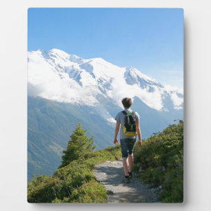 Plaque Photo Mont Blanc France