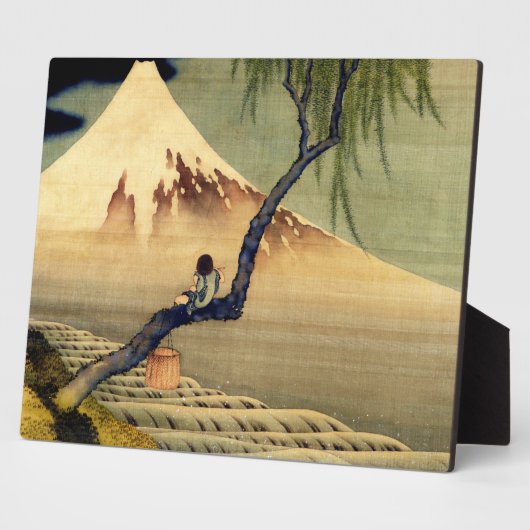 Plaque Photo Mont Fuji Japonais Vintage (Côté)