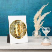 Plaque Photo Montée du Bitcoin : Libérer la révolution numériqu (Côté)