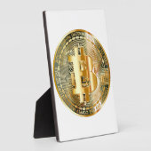 Plaque Photo Montée du Bitcoin : Libérer la révolution numériqu (Côté)