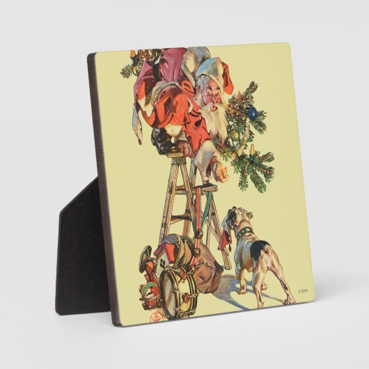 Plaque Photo Monter une échelle (Recto)